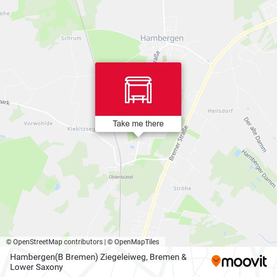Hambergen(B Bremen) Ziegeleiweg map