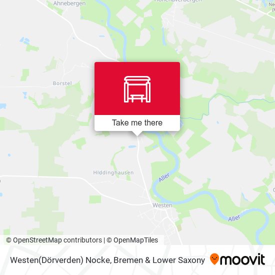 Westen(Dörverden) Nocke map