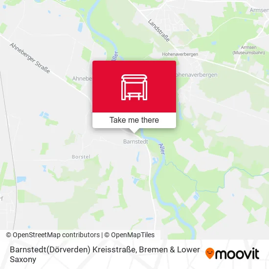 Карта Barnstedt(Dörverden) Kreisstraße