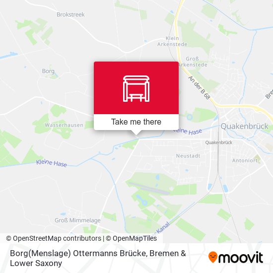 Borg(Menslage) Ottermanns Brücke map