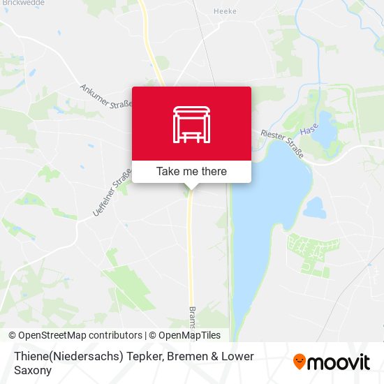 Thiene(Niedersachs) Tepker map