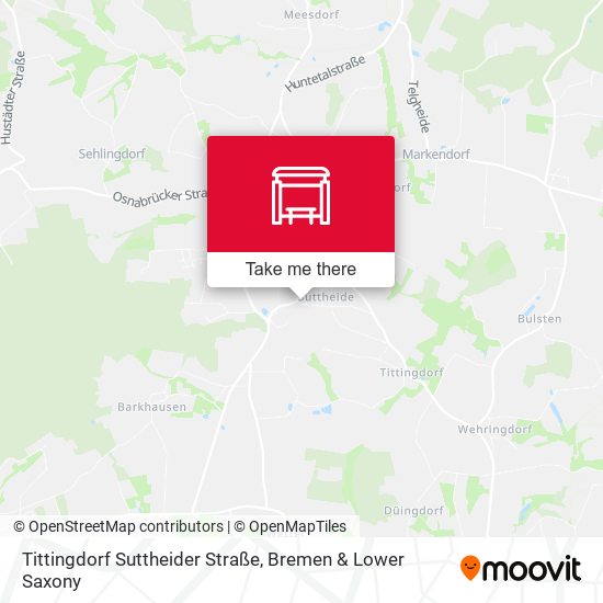 Tittingdorf Suttheider Straße map