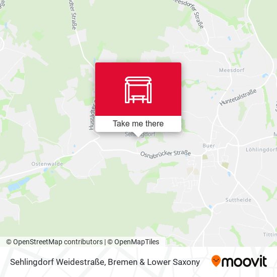 Sehlingdorf Weidestraße map