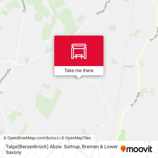 Talge(Bersenbrück) Abzw. Suttrup map