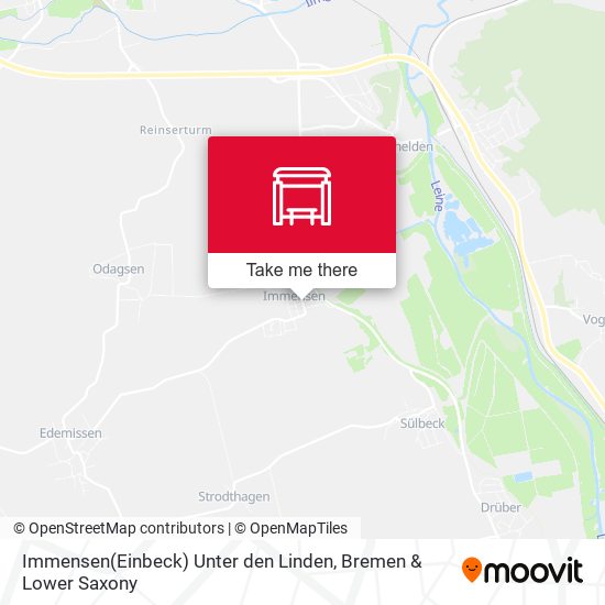 Immensen(Einbeck) Unter den Linden map