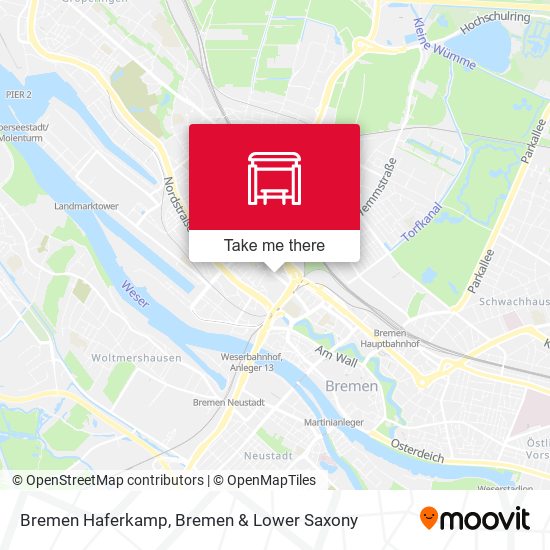 Bremen Haferkamp map