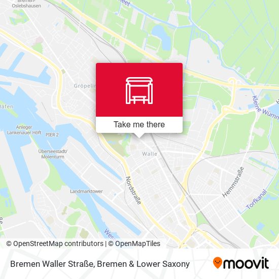 Bremen Waller Straße map