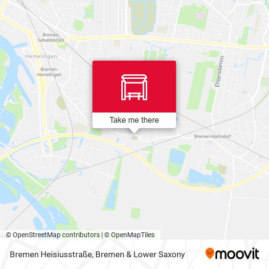 Bremen Heisiusstraße map