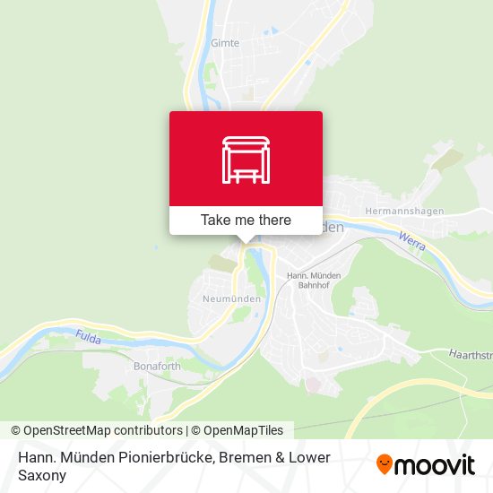 Hann. Münden Pionierbrücke map