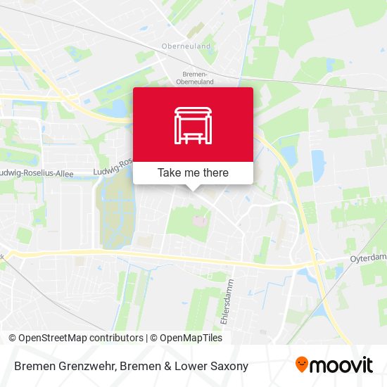 Bremen Grenzwehr map