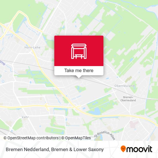 Bremen Nedderland map