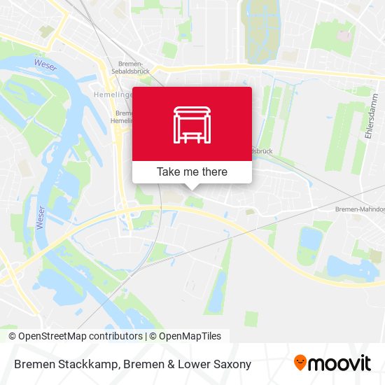 Bremen Stackkamp map