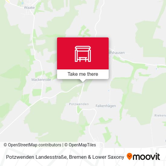 Potzwenden Landesstraße map