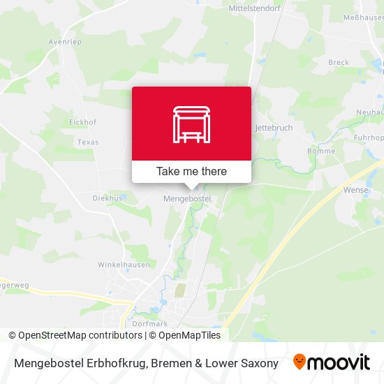 Mengebostel Erbhofkrug map