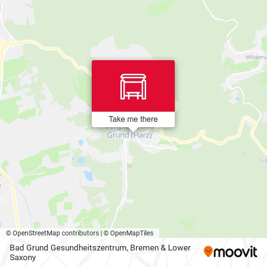 Bad Grund Gesundheitszentrum map