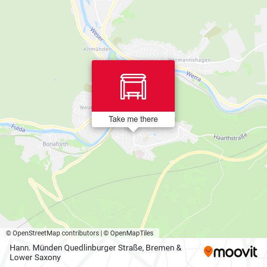 Hann. Münden Quedlinburger Straße map