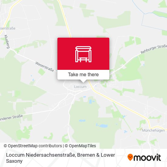 Loccum Niedersachsenstraße map