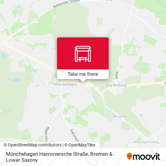 Münchehagen Hannoversche Straße map