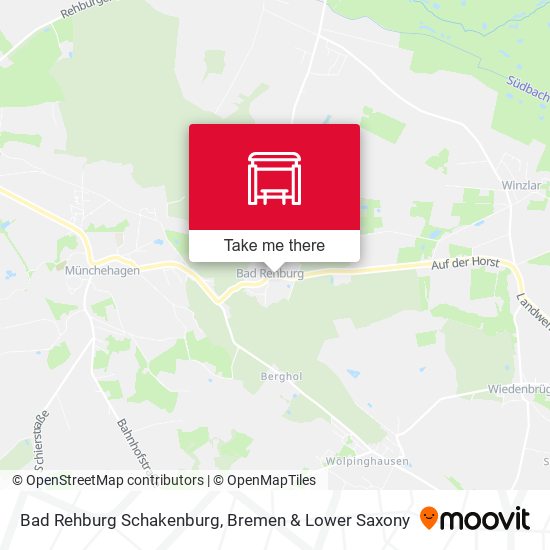 Bad Rehburg Schakenburg map