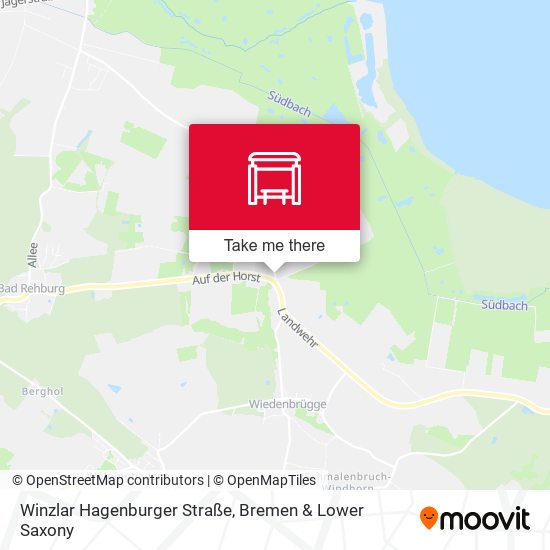 Winzlar Hagenburger Straße map