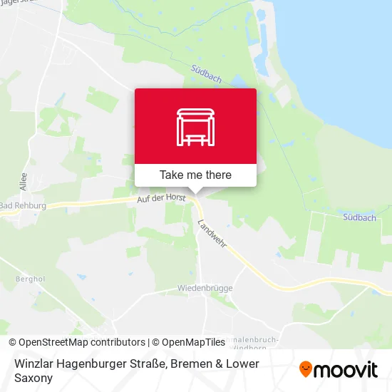 Карта Winzlar Hagenburger Straße