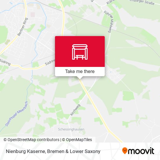 Nienburg Kaserne map