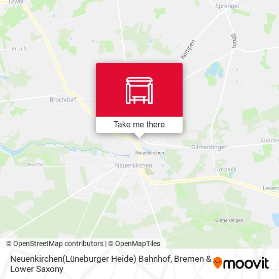 Neuenkirchen(Lüneburger Heide) Bahnhof map