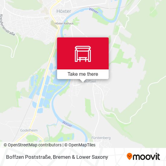 Boffzen Poststraße map