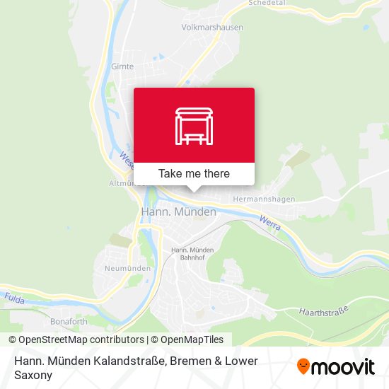 Hann. Münden Kalandstraße map