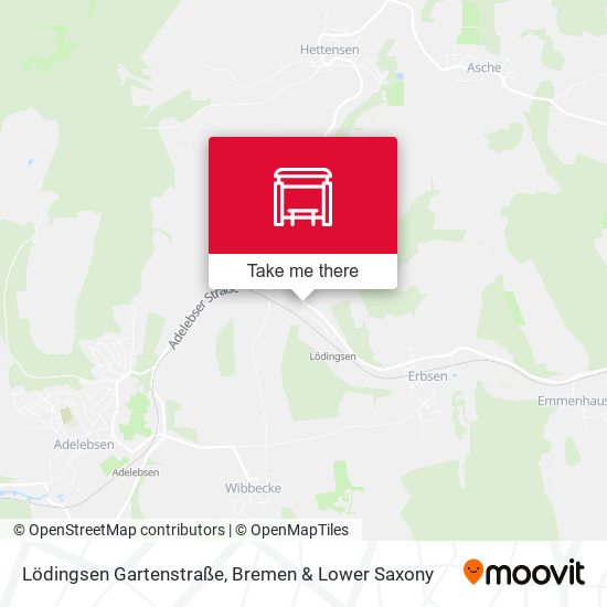 Lödingsen Gartenstraße map