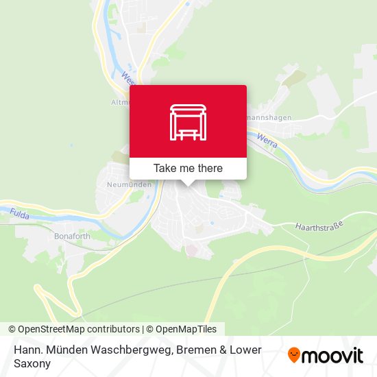 Hann. Münden Waschbergweg map