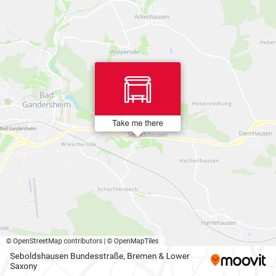 Seboldshausen Bundesstraße map