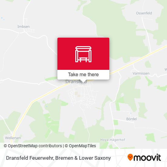 Dransfeld Feuerwehr map