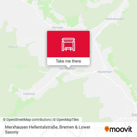 Merxhausen Hellentalstraße map