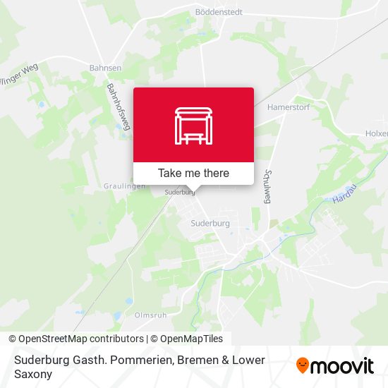 Suderburg Gasth. Pommerien map