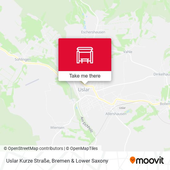 Uslar Kurze Straße map