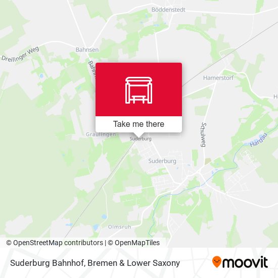Suderburg Bahnhof map