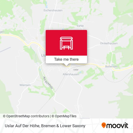 Uslar Auf Der Höhe map