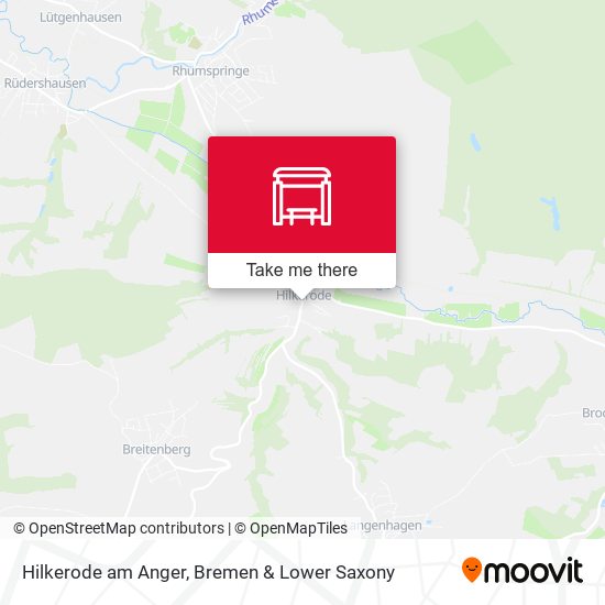 Hilkerode am Anger map