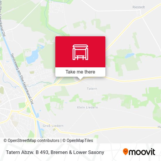 Tatern Abzw. B 493 map