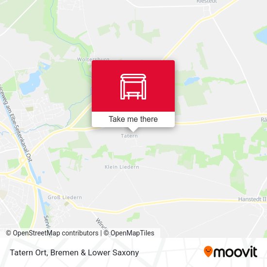 Tatern Ort map