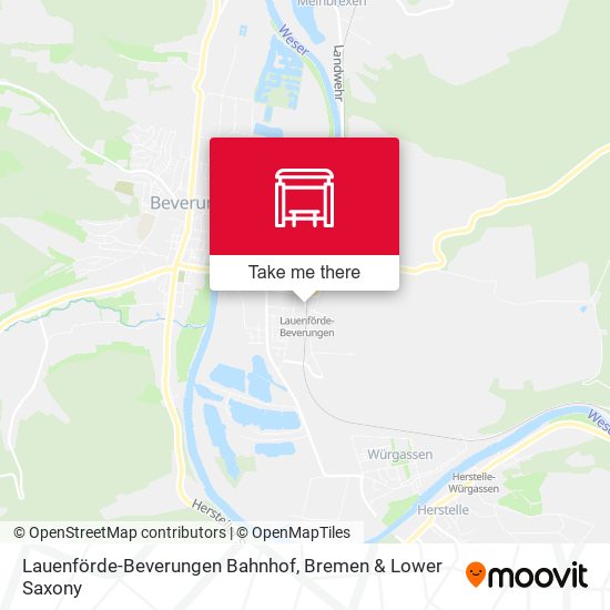 Lauenförde-Beverungen Bahnhof map