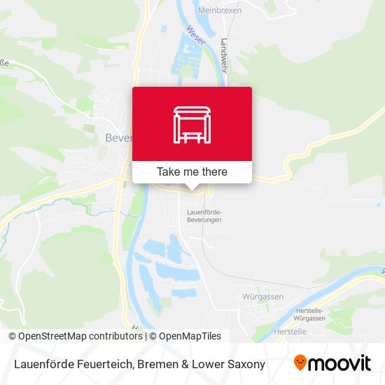 Lauenförde Feuerteich map