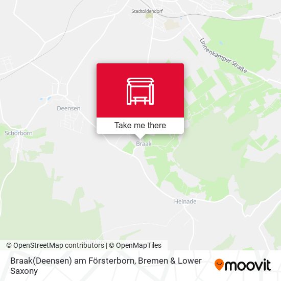 Braak(Deensen) am Försterborn map
