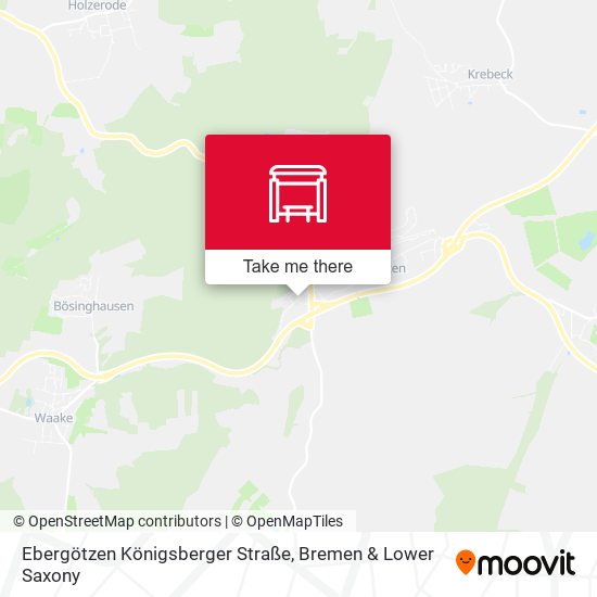 Ebergötzen Königsberger Straße map