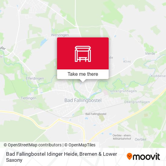 Bad Fallingbostel Idinger Heide map