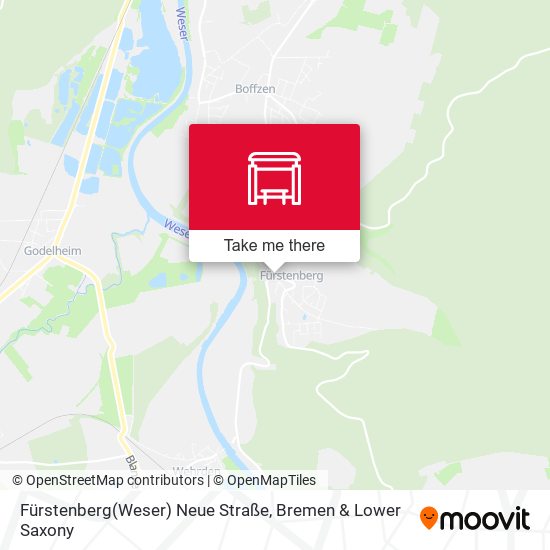 Fürstenberg(Weser) Neue Straße map