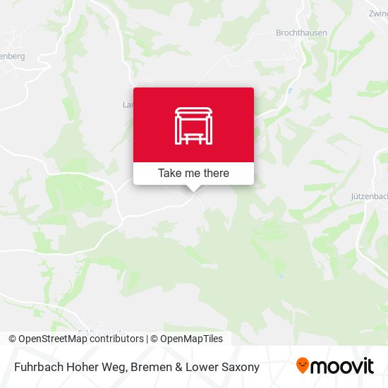 Fuhrbach Hoher Weg map