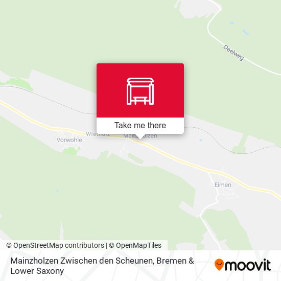 Mainzholzen Zwischen den Scheunen map