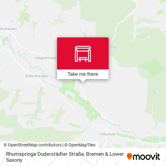 Rhumspringe Duderstädter Straße map